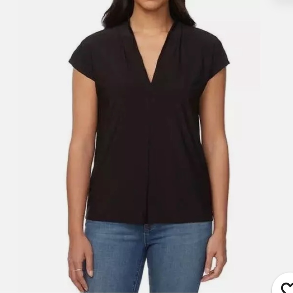 Buffalo David Bittion Ladies’V-Neck Short Sleeve Blouse